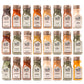 iSpice Gourmet Spice Set - 24-Pack Seasoning Collection for Cooking - 0.04 Ounce Each