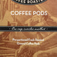 Baronet Coffee Pods, 50/50 Decaf Colombian, 54 Pods, Regular Strength, Medium Roast, Model 722919191616