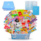 Sakura Box Japanese Candy & Snacks Dagashi Set - 50 Pieces Gift Box, 1 Count