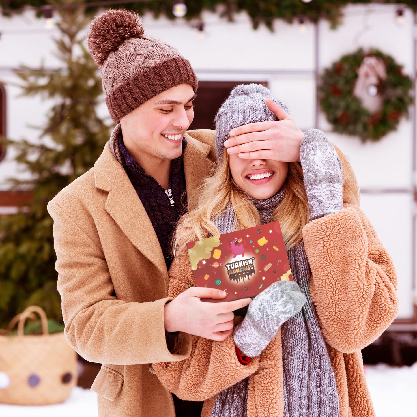 Turkish Munchies International Snack Box | 12 Full-Size + 1 Bonus Snacks | Midi Size | Midi Red