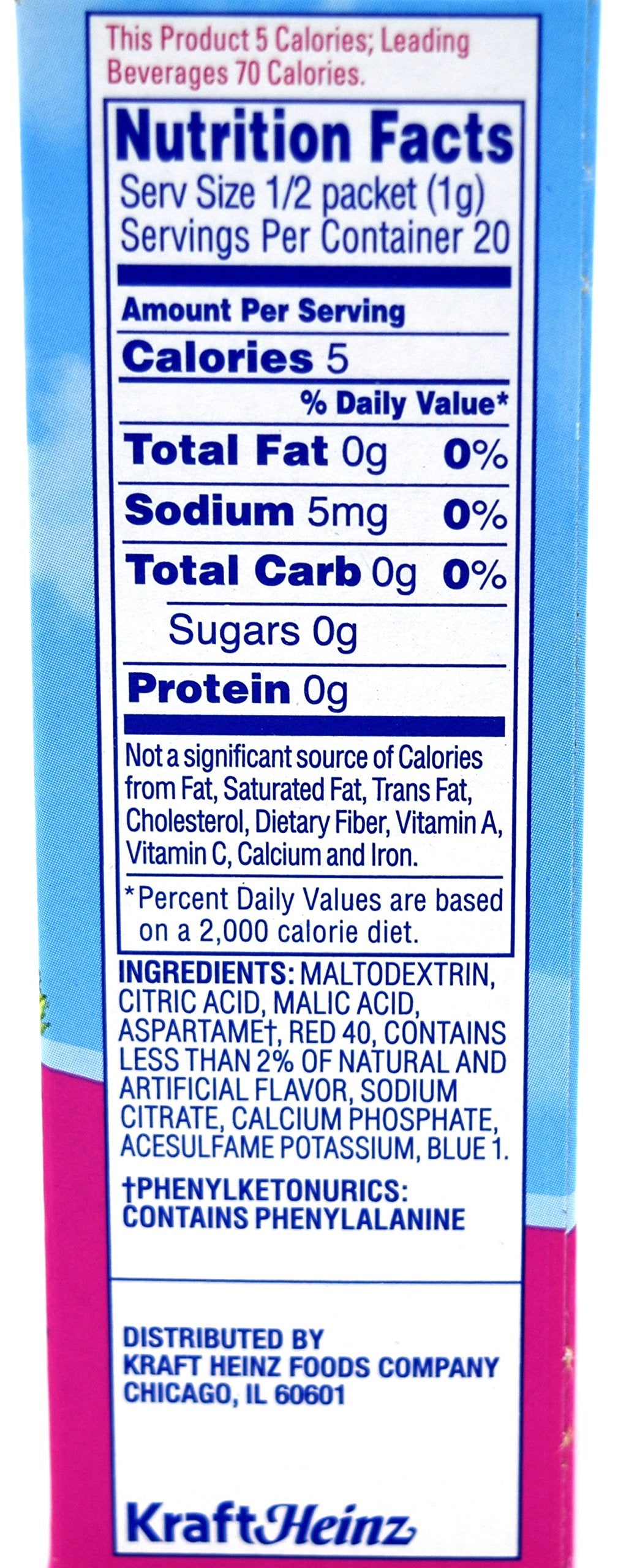 Crystal Light On The Go Raspberry Ice Drink Mix- 10 Ct