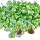 HERSHEYS KISSES Milk Chocolate Candy, Bulk Bag, 66.7 oz, Light Green Kisses, 4.1 Pound (Pack of 1)
