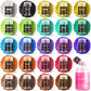 Aheroi Edible Glitter Set, 24 Colors Luster Dust Sprinkles, 4g Each, Multicolor