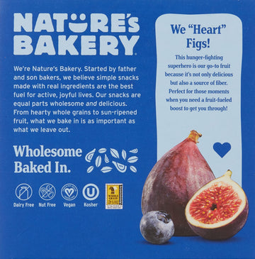 Nature'S Bakery Blueberry Fig Bars, 2 Oz, 6 Ct