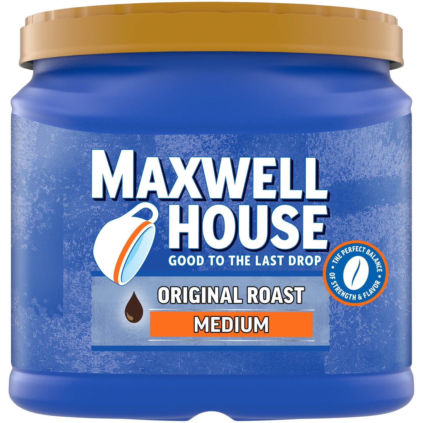 MAXWELL HOUSE Medium Roast Ground Coffee, Original Roast, 30.6 oz Canister
