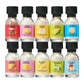 Kiri & Sons Gourmet Popcorn Seasoning Sampler Kit, 10 Flavor Variety Pack - Including Kettle Corn, Garlic Parmesan, Bacon Chedda