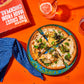 Banza Plain Crust Frozen Pizza from Chickpeas - High Protein, Gluten Free, Lower Carb Vegan Pizza Crust - 2 Pack, 13.4oz