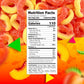 Peach Rings Gummy Candy  Sour and Sweet (1 Pound Bag)