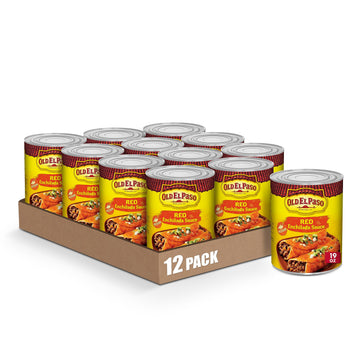 Old El Paso Medium Red Enchilada Sauce, 1 ct., 19 oz. (Pack of 12)