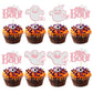 24Pcs Halloween Ghost Cupcake Toppers Pink Glitter Halloween Boo Cake Decorations Halloween Baby Shower Cake Picks For Halloween