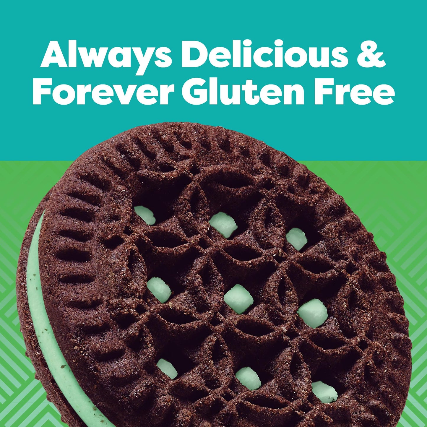Glutino Gluten Free Mint Flavored Sandwich Cookies, Gluten Free Snacks, 10.5 oz. (Pack of 2)