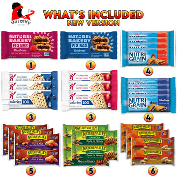 Veratify Snacks Gift Variety Basket - 72 Count Assortment for mature-themeds, Ideal for Home, Office, School, Meetings, Model TS0417-A700ML-M731