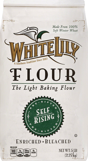 White Lily Enriched Bleached Self Rising Flour, 80 Oz