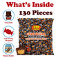 ZompoZ Zero Sugar Dark Chocolate Peanut Butter Cups, Sugar Free, Keto Friendly, Bulk Treat, 2 Lb, Miniature, Appx 130 Pieces