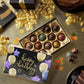 Happy Birthday Chocolates - 12 Assorted Milk & Dark Chocolate Truffles - Gourmet Box - Birthday Gifts for Women & Men  6 oz