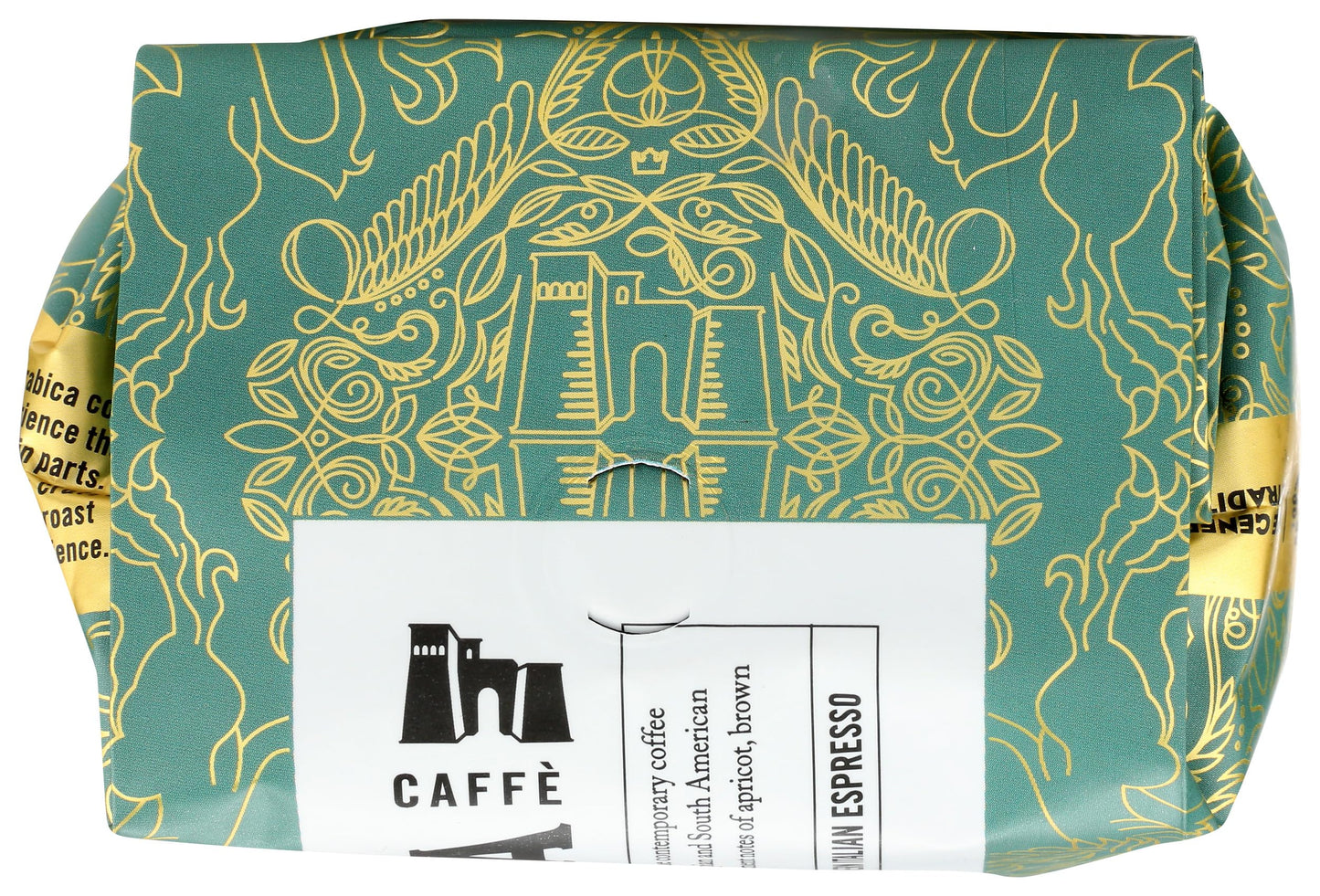 Caffe Umbria Fresh Seattle Whole Bean Roasted Coffee, Leone Blend Light Roast 12Oz. Bag