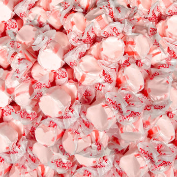 Premium Cherry Saltwater Taffy Chewy Candy Tart and Sweet Flavor Bulk 1 Lb Bag 60+ Pieces Individually Wrapped, Nut & Gluten Fre