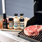 St Elmo Steak House Griller Gift Kit - 4 Piece Set for Grilling & Barbecue, Includes Steak Sauce, Horseradish, Glaze, Seasoning