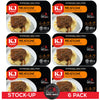 KJ Poultry Kosher Ready Meals Meatloaf & Mashed Potatoes 6 Pack Fully Cooked Microwave Dinner