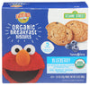 Earths Best Organic Kids Snacks, Sesame Street Toddler Snacks, Organic Breakfast Biscuits for Kids 2 Years and Older, Blueberry