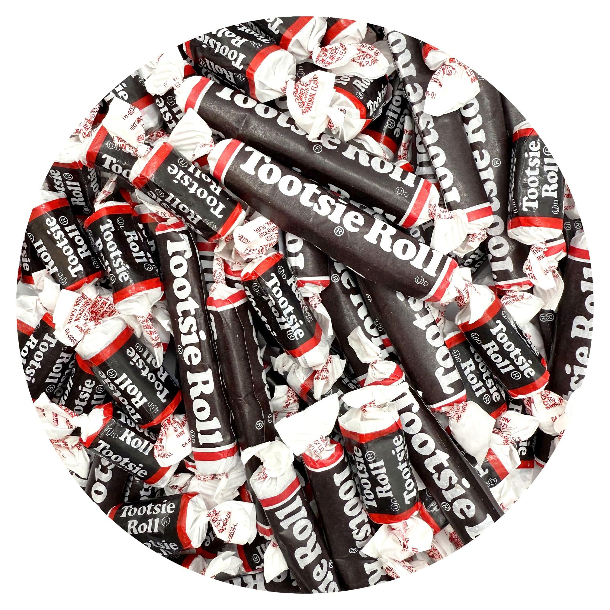 TootsieMidgees & Large Mix, 2lb Bulk Bag, Mini & Large Chocolate Bars, Individually Wrapped Bulk Candy, The Hampton Popcorn & Ca