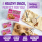 Cooper Street Granola Bakes - Healthy Chewy Breakfast Granola Bars With Chia, Flax, Buckwheat And Oats In Delicious Oatmeal Cran