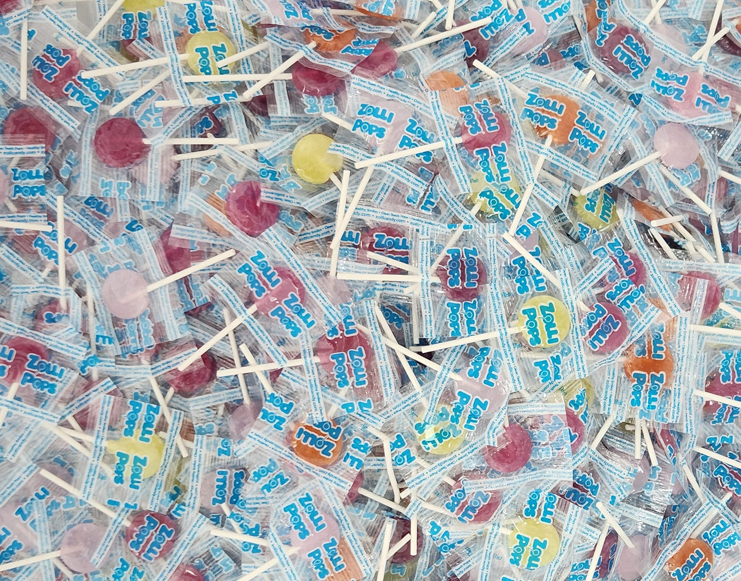 Zollipops Sugar Free Candy Pops - Keto & Diabetic-Friendly, Assorted Natural Fruit Flavors, 17.64 lb, Model 3476