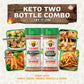Flavor God Keto Combo Herb and Spice Gift Set - Pack of 2, All Natural Seasoning for Chicken, Beef, Seafood, and Vegetables