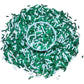 Sentovac Edible Green And White Mixing Jimmies Sprinkles For Cake Decorating Baking | Cupcake Toppers Cake Decorations| Celebrat