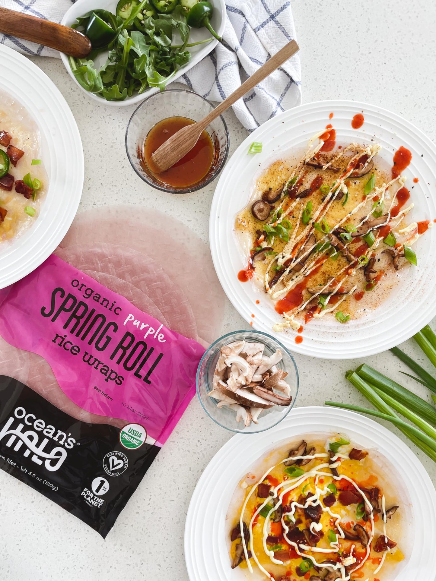 Oceans Halo Organic Spring Roll Purple Rice Wraps, 4.2 oz