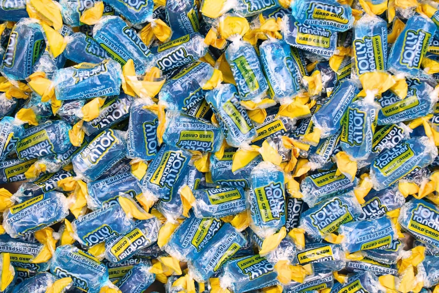 Blue Raspberry Jolly Ranchers Hard Candy Bulk - All Blue Jolly Ranchers Only - by Queen City Candy Cave (2 Pound)