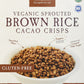 One Degree Organic Foods Sprouted Brown Rice Cacao Crisp, 10 Ounce (Pack of 6)