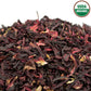 U.S. Wellness Naturals Hibiscus Tea - 100% Organic, Caffeine-Free, 16oz Bulk Resealable Bag