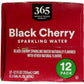 365 by Whole Foods Market  Black Cherry Sparkling Water  12 Pack  12 Fl Oz