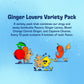 Health-Ade Kombucha Tea Organic Drink, Ginger Lovers Variety Pack, 12 x 16 Fl Oz Bottles, Non-GMO, Vegan, Gluten Free