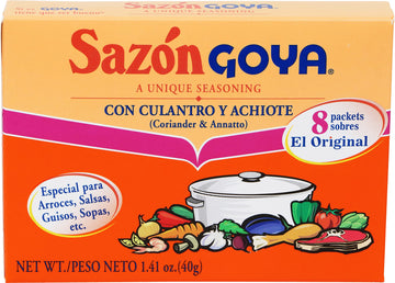 Goya Foods Saz  n Seasoning with Coriander & Annatto, 1.41 Ounce