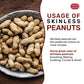 Spicy World Skinless Peanuts, Blanched Raw Peanuts (Uncooked, Unsalted) 4 Pound (64Oz) ~ All Natural Usa Grown
