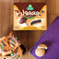Hb Halwani Bros Cookies, 100% All Natural Mamoul Made With Premium Saudi Dates, Shortbread Biscuits, Date Filled, Slightly Sweet 12Ct. 16.9 Oz