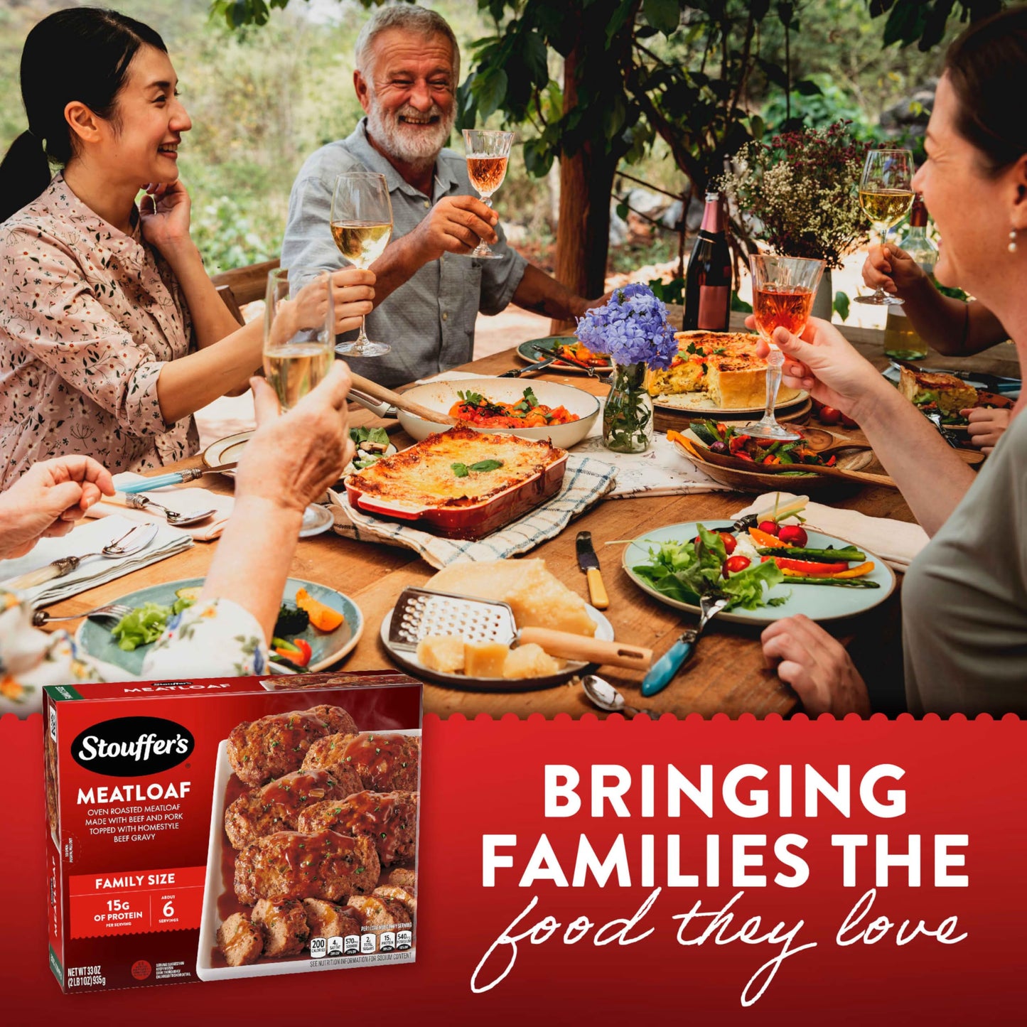 Stouffers Family Size Meatloaf Frozen Meal