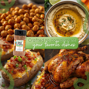 FreshJax Gourmet Spices and Seasonings Gift Box - Spicy All-Purpose Organic Salt-Free Blend, 4.40 Ounce, Gluten-Free, Kosher