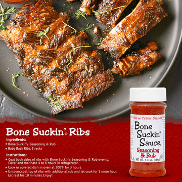 Bone Suckin  Seasoning & Rub Variety, Original, Steak, Chicken - Non-GMO, Gluten-Free, Fat Free, Kosher, Pareve, No Anti Caking