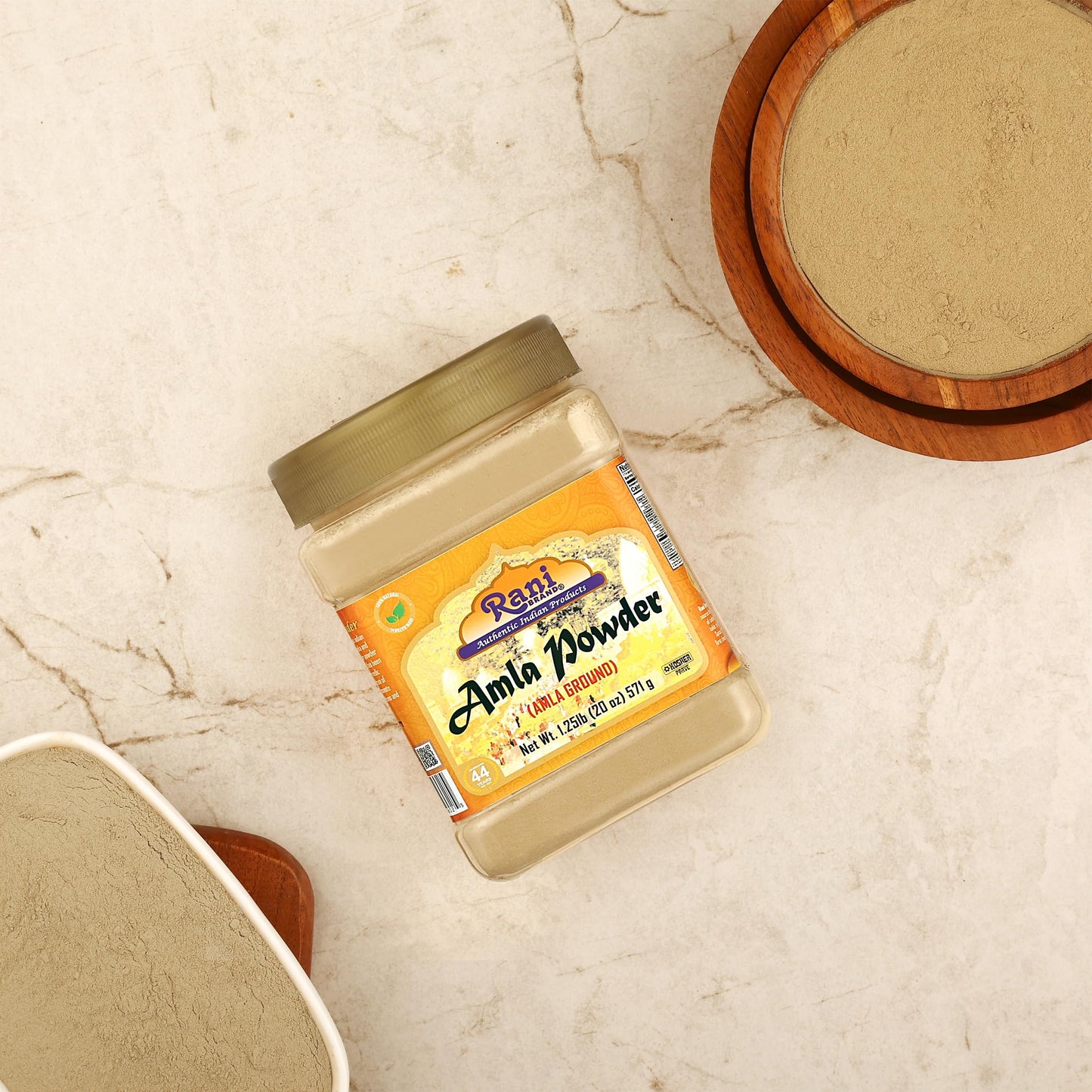 Rani Amla Powder (Indian Gooseberry) 20Oz (1.25Lbs) 571G Pet Jar ~ All Natural | No Color | Gluten Friendly | Vegan | Non-Gmo |
