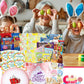 Easter Snack Pink Tin (48 Count) Filled With Candy, Peelable Gummies,Bunny And More, Great Package For Family, Friends, Boys And