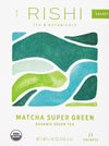 Rishi Tea Organic Super Green Tea Matcha - 15 Tea Bags