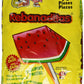 Vero Hard Candy Lollipops, Chili Covered, Watermelon Flavor, 40 Count, Pink