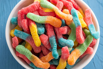 Trolli Gummy Candy Large Sour Brite Crawlers 5 Pound Bulk Bag