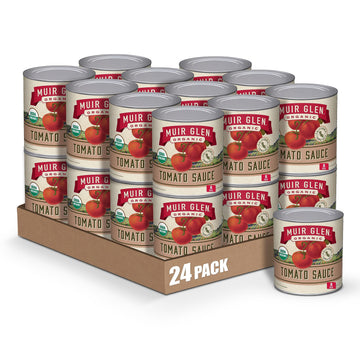 Muir Glen Vine Sweetened Organic Tomato Sauce, 8 oz (Pack of 24)