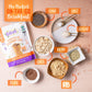 Oatsome PBfit Overnight Oats - Peanut Butter Flavor with Chia Seeds, Flax Seeds and Hemp Seeds - Gluten Free Oatmeal with 11g of