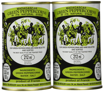 Madagascar Green Peppercorns In Brine - Pack 2