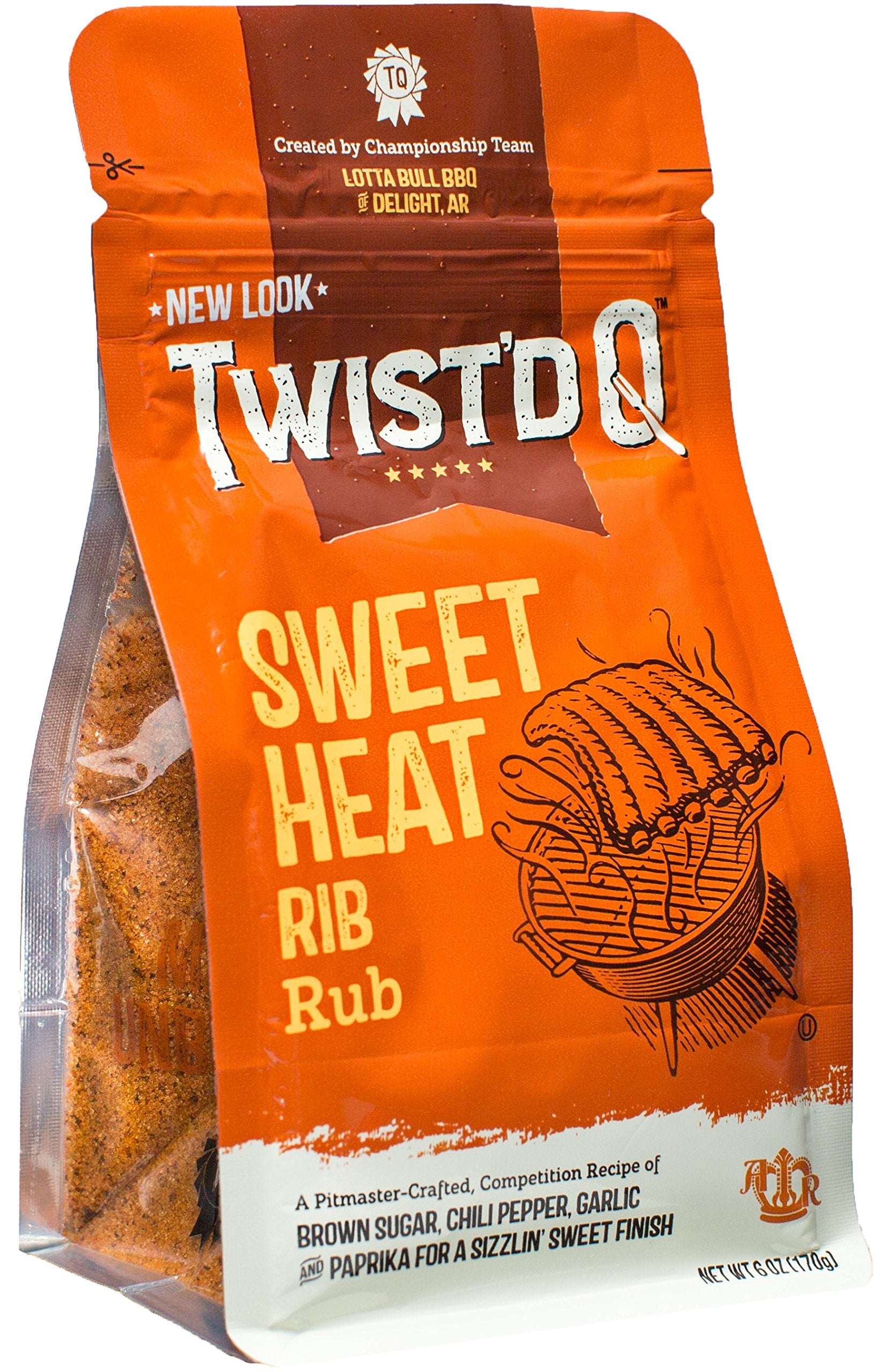 Twist'D Q - Sweet Heat Rub - American Royal - Lotta Bull Bbq